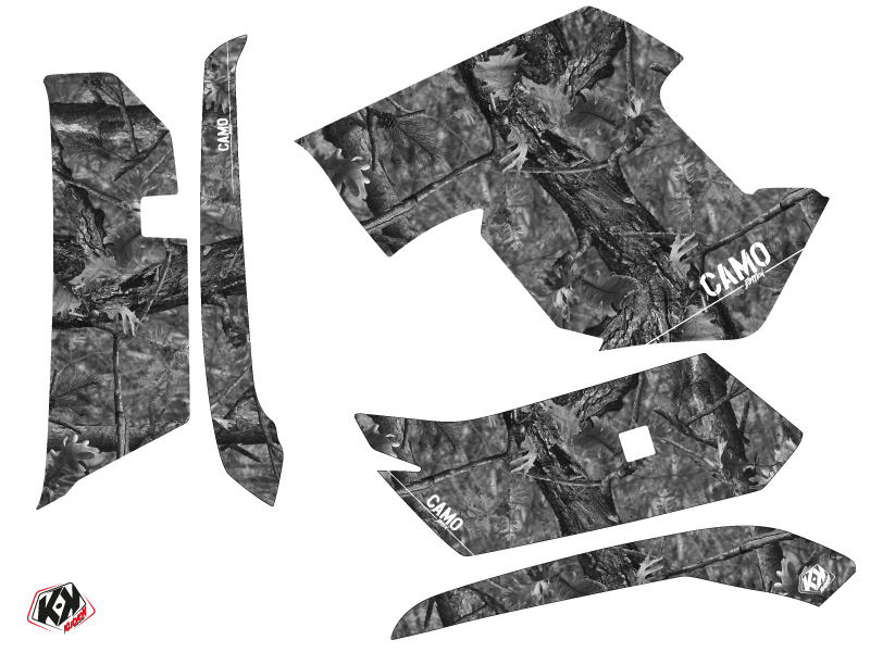 Kit décoration Quad Camo Yamaha 550-700 Grizzly gris KUTVEK (2008-2015) - vue 2
