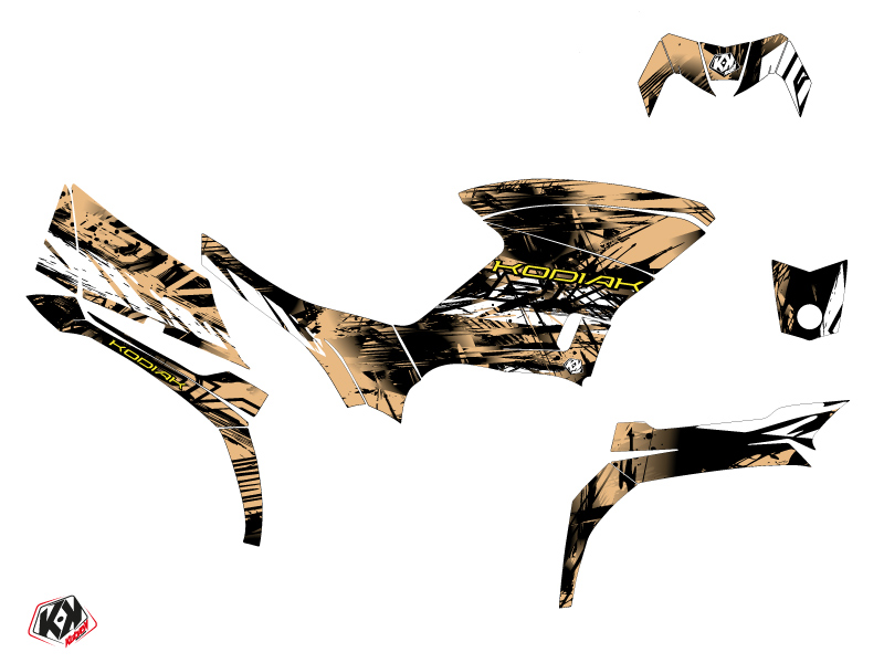 Kit Déco Quad Wild Yamaha 450 Kodiak Sable (2003-2017) KUTVEK - vue 2