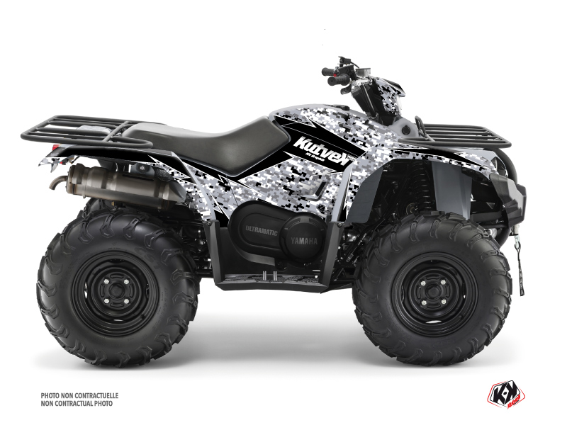 Kit Déco Quad Predator Yamaha 450 Kodiak Gris (2003-2017)