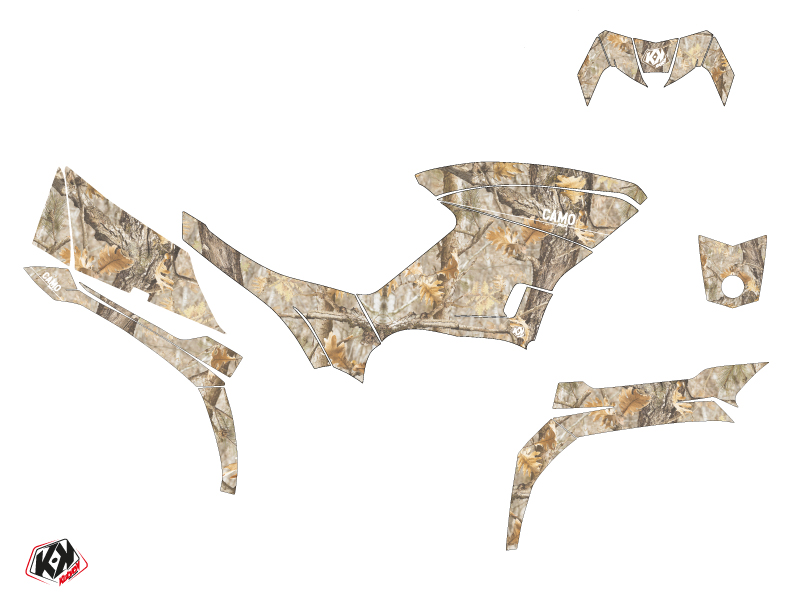 Kit Décoration Quad Camo Yamaha 450 Kodiak Sable (2018-2023) - vue 2