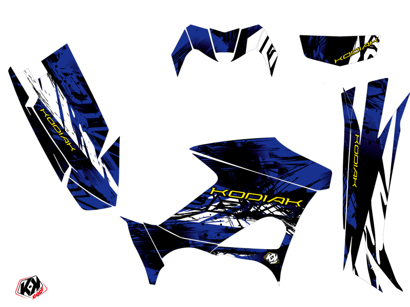 Kit Déco Quad Wild Yamaha Kodiak 700-708 Bleu (2016-2023) - vue 2