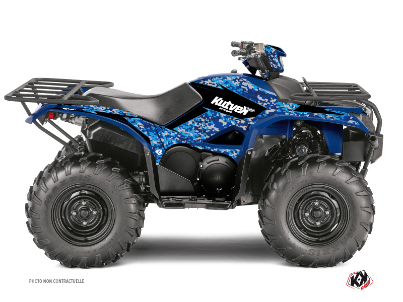 Kit de décoration Quad Predator Yamaha Kodiak 700-708 Bleu KUTVEK