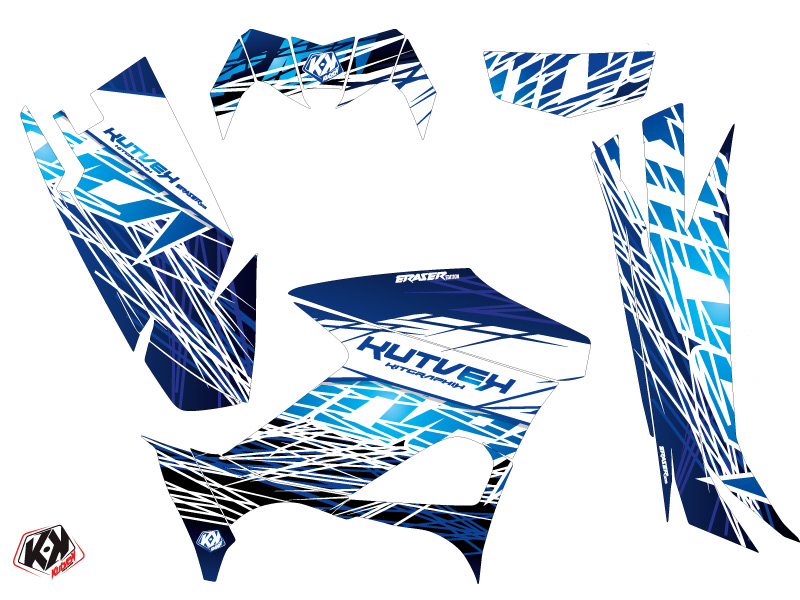 Kit Déco Quad Eraser Yamaha Kodiak 700-708 Bleu KUTVEK (2016-2023) - vue 2
