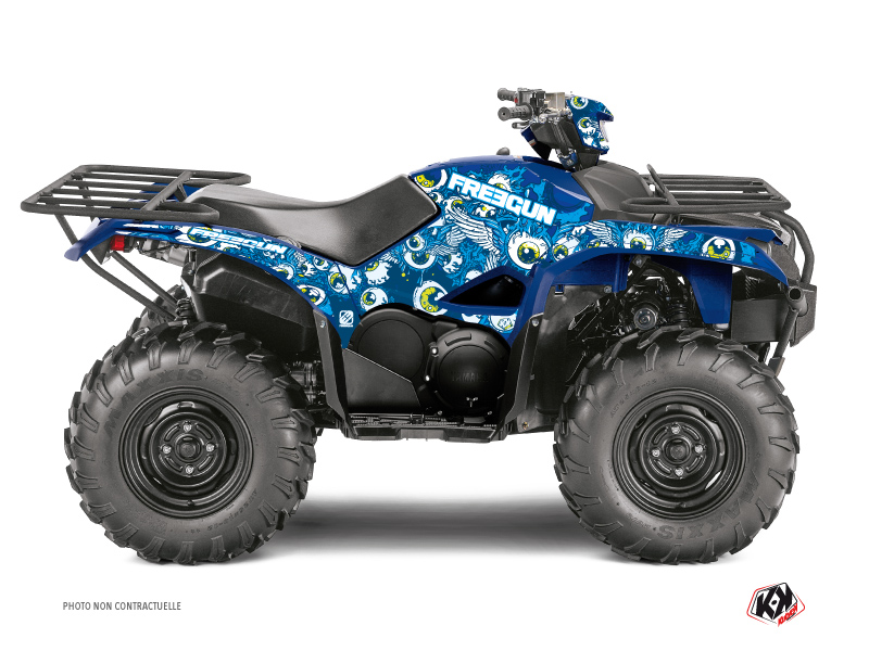 Kit Déco Quad Freegun Eyed KUTVEK Yamaha 700-708 Kodiak Bleu (2016-2023)