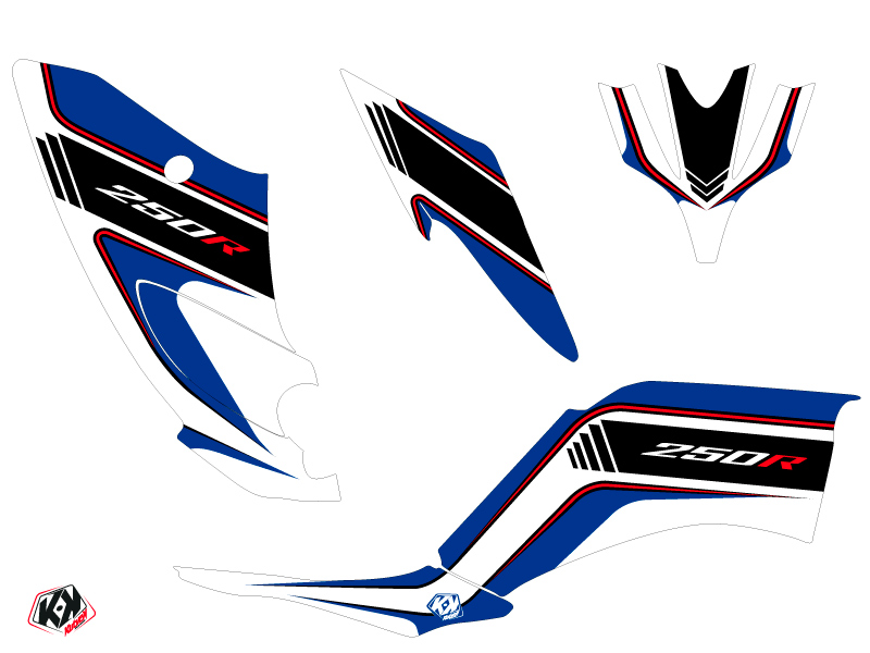 Kit déco quad Yamaha 250 Raptor KUTVEK - vue 2