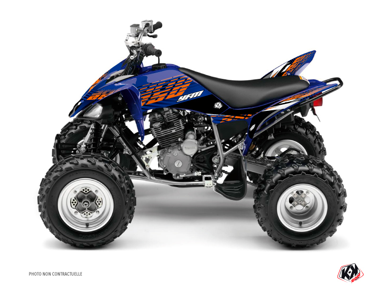 Kit Déco Quad Flow Yamaha 250 Raptor Orange (2008-2014) KUTVEK