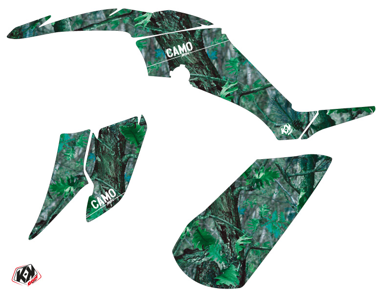Kit Déco Quad Camo Yamaha 350 Raptor Vert (2005-2015) KUTVEK - vue 2