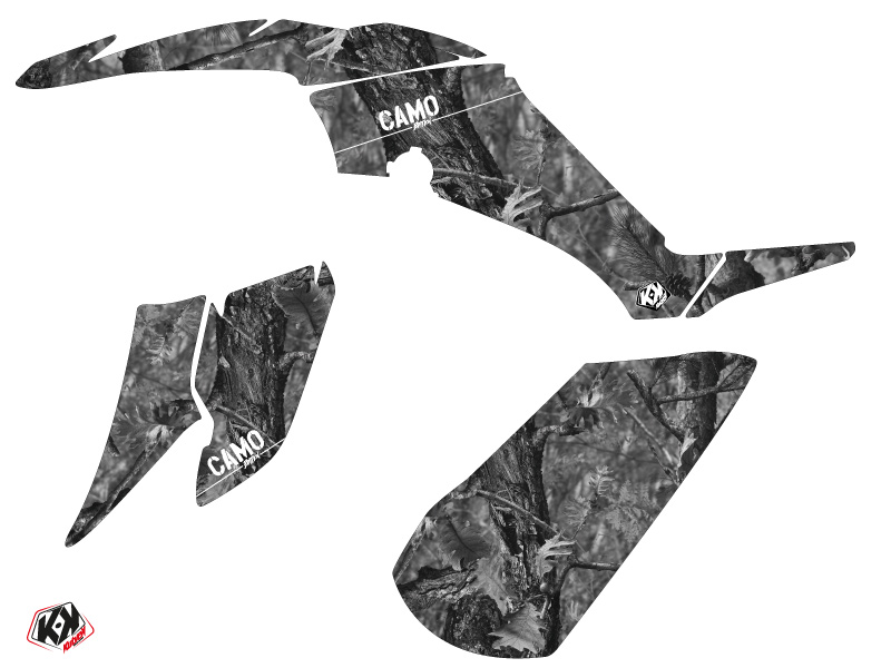 Kit Déco Quad Camo Yamaha 350 Raptor Gris (2005-2015) KUTVEK - vue 2