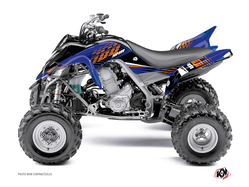 Kit décoratif Quad Flow Yamaha 660 Raptor orange KUTVEK (2001-2005)