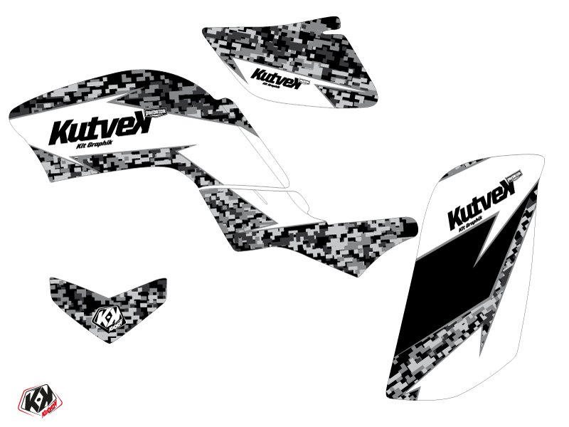 Kit Déco Quad Prédateur KUTVEK Yamaha 660 Raptor Blanc (2001-2005) - vue 2