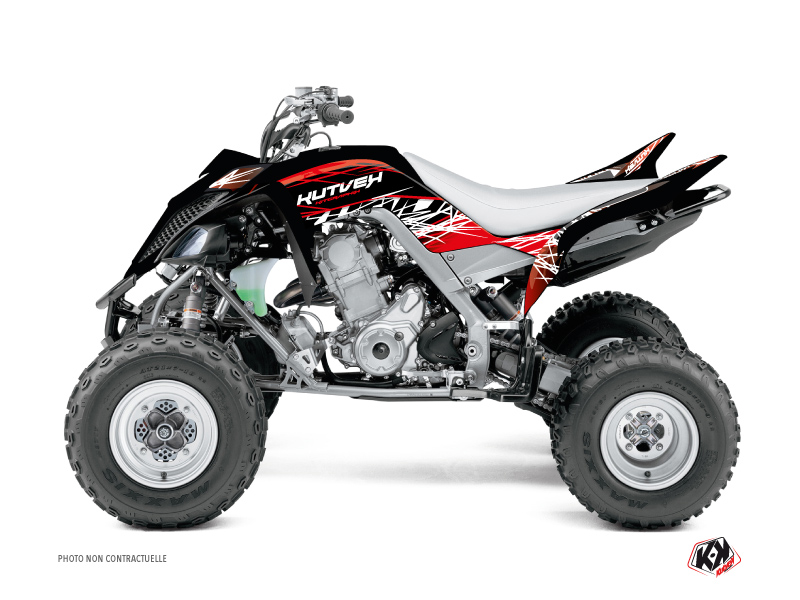 Kit Déco Quad Eraser Yamaha 660 Raptor Rouge Blanc (2001-2005)