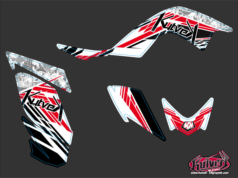 Kit Déco Quad Spirit Yamaha 700 Raptor Rouge 2006-2012 - vue 2