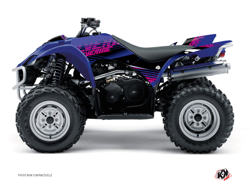 Kit Déco Quad Flow Yamaha 350-450 Wolverine Rose KUTVEK (2006-2009)