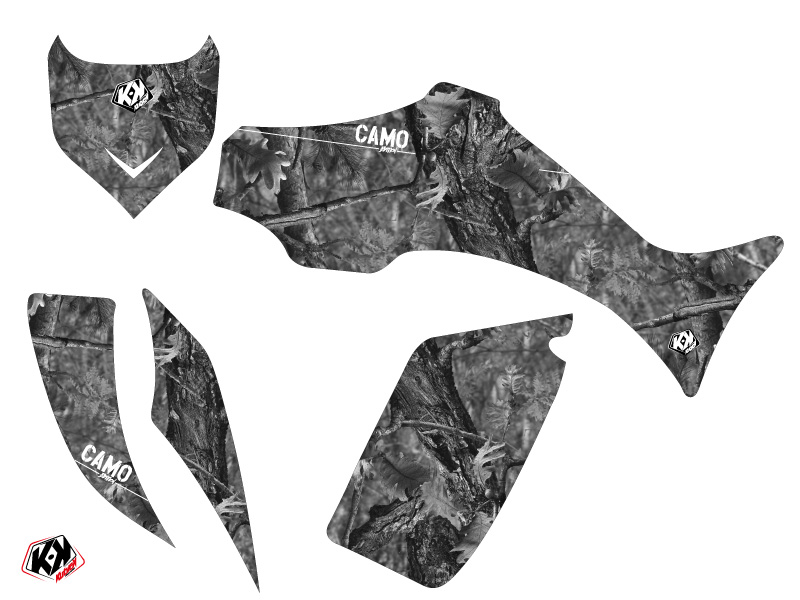 Kit Déco Quad Camo Yamaha 350-450 Wolverine Gris (2006-2009) KUTVEK - vue 2