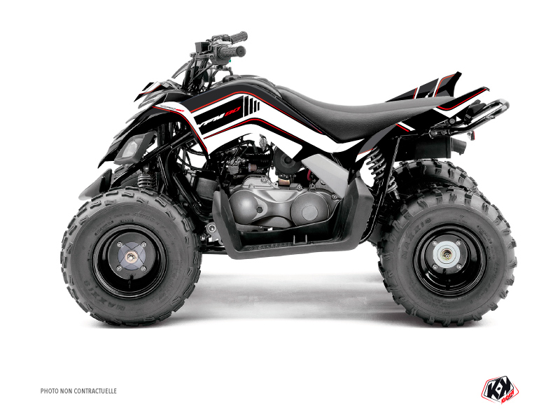 Kit Déco Quad Corporate Yamaha 90 Raptor Noir (2009-2023) KUTVEK