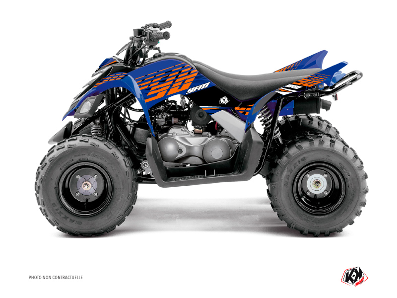 Kit Déco Quad Flow Yamaha 90 Raptor Orange (2009-2023) KUTVEK