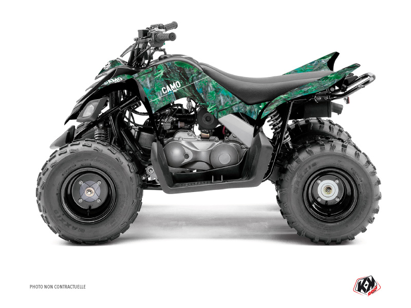 Kit décoratif Quad Camo Yamaha 90 Raptor Vert KUTVEK (2009-2023)