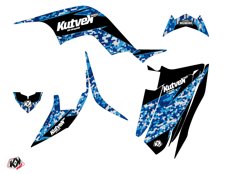 Kit déco quad Predator Yamaha 90 Raptor KUTVEK - vue 2