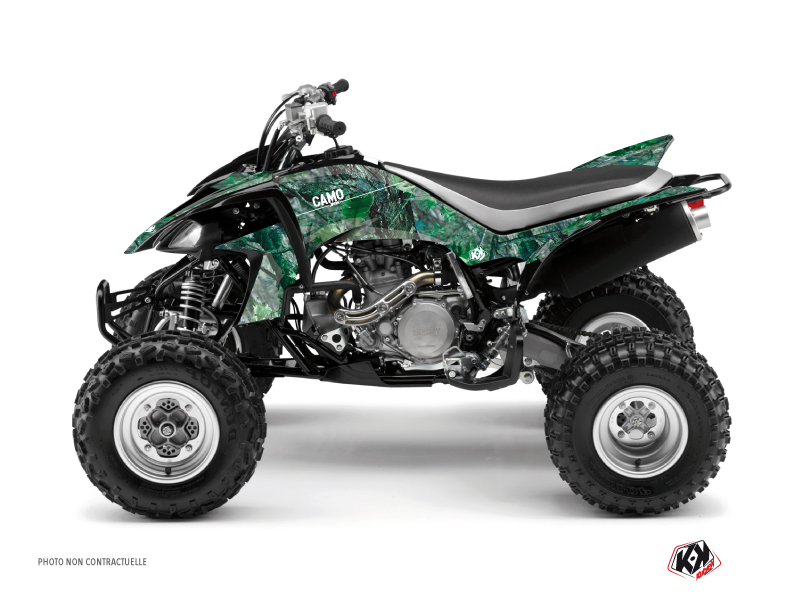 Kit déco quad camo Yamaha 450 YFZ Vert (2004-2009) KUTVEK