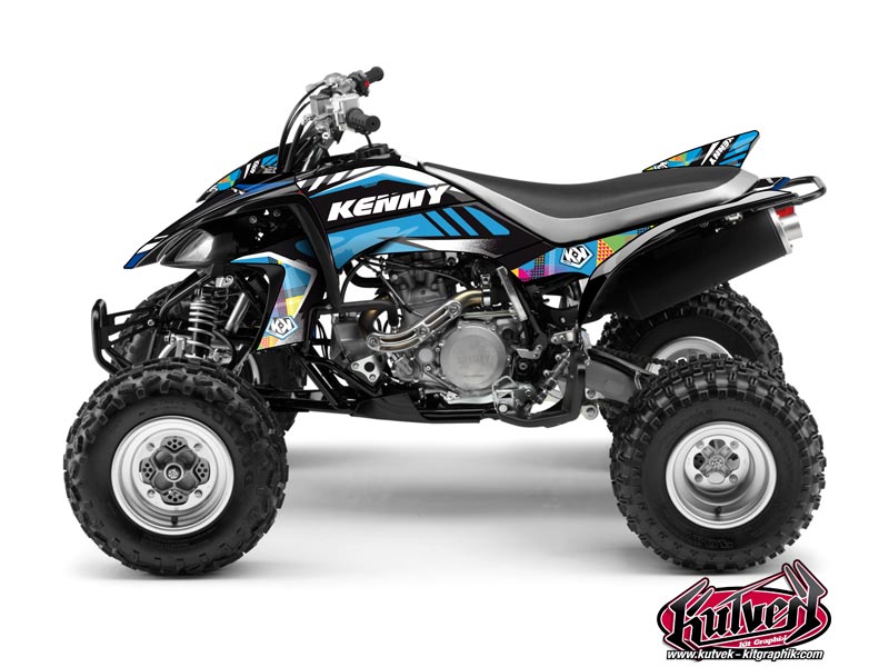 Kit décoration quad Kenny Yamaha 450 YFZ bleu (2012-2013)