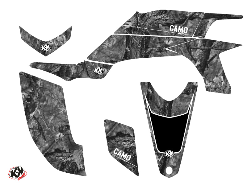 Kit Déco Quad Camo Yamaha 450 YFZ Gris (2012-2013) KUTVEK - vue 2
