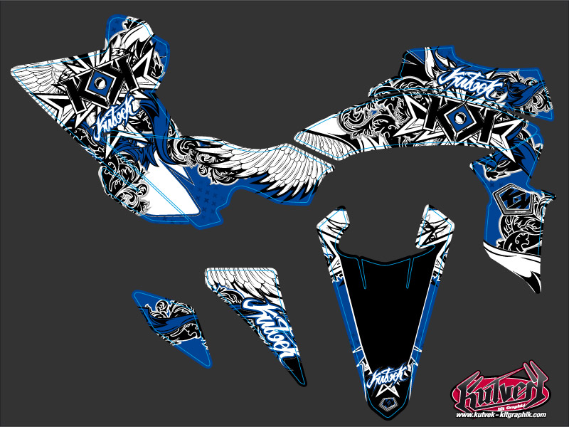 Kit Déco Quad Demon Yamaha 450 YFZ R Bleu (2009-2013) - vue 2
