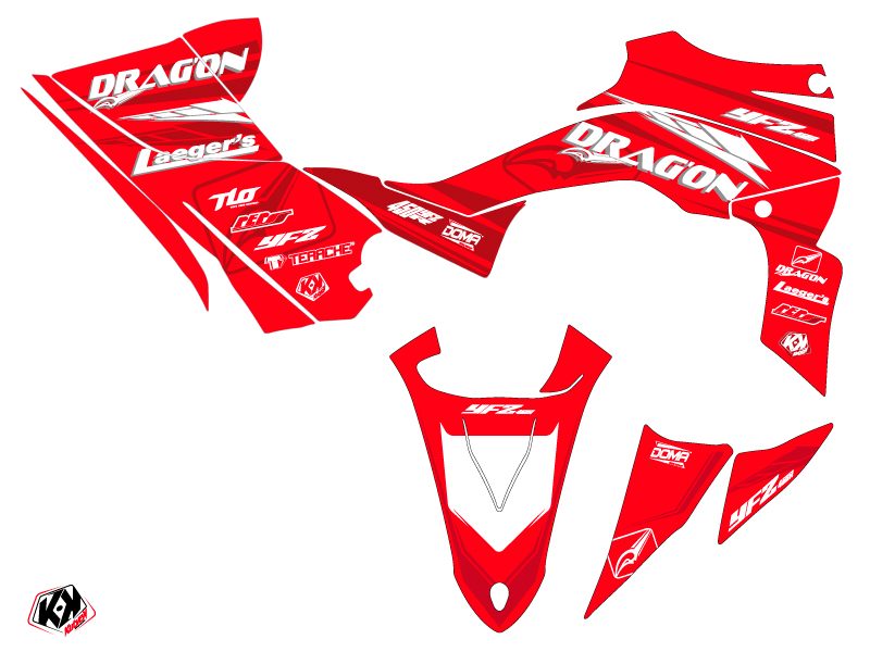 Kit Déco Quad Replica Drag On Distribution PDV 2019 Yamaha 450 YFZ R (2009-2013) - vue 2