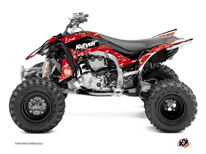 Kit Déco Quad Prédateur Yamaha 450 YFZ R Rouge (2014-2023)