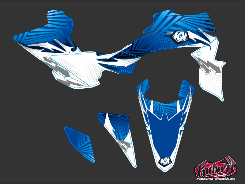 Kit Déco Quad Graff Yamaha 450 YFZ R Bleu (2014-2023) - vue 2