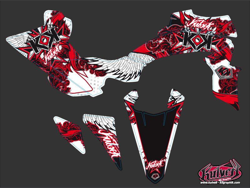 Kit Déco Quad Demon Yamaha 450 YFZ R Rouge (2014-2023) Kutvek - vue 2