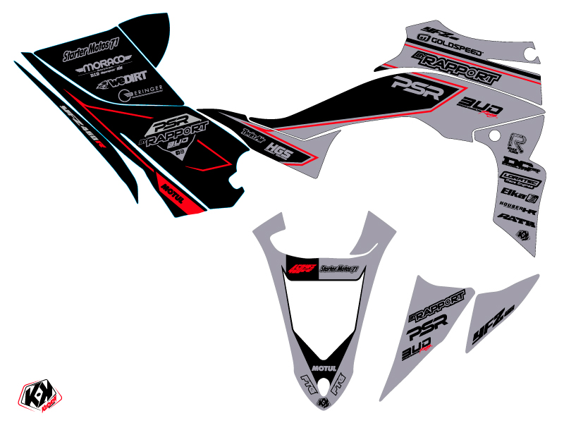 Kit Déco Quad Replica By Rapport PDV 2019 Yamaha 450 YFZ R (2014-2023) KUTVEK - vue 2