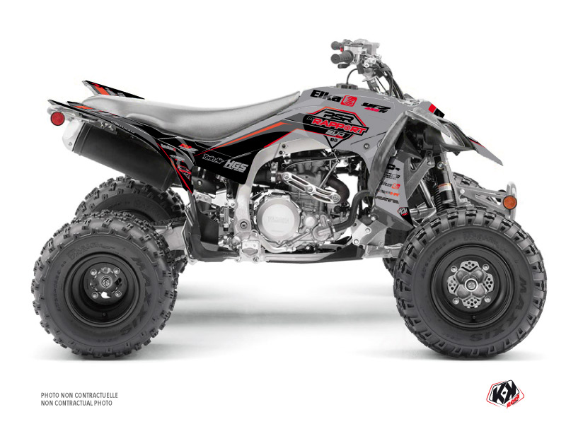 Kit déco quad Rapport K20 Yamaha 450 YFZ R gris noir (2014-2023)