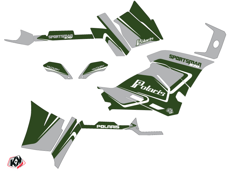 Kit Déco Quad Vintage Polaris 570 Sportsman Forest Vert (2018-2020) KUTVEK - vue 2