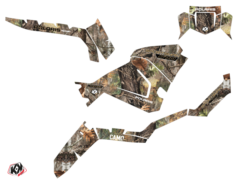 Kit Déco Quad Camo Polaris 570 Sportsman Forest Colors 2018-2020 KUTVEK - vue 2