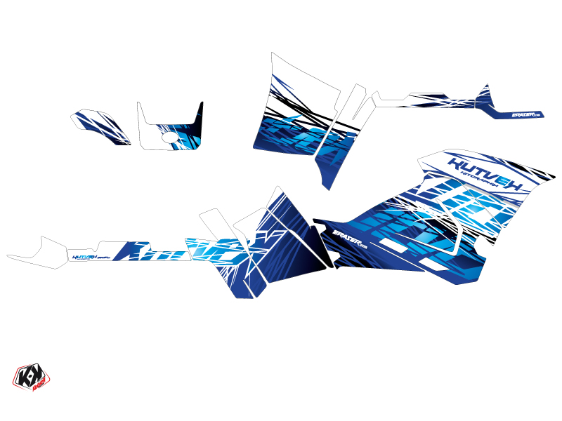 Kit Déco Quad Eraser Polaris 570 Sportsman Forest Bleu (2018-2020) KUTVEK - vue 2