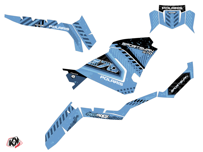 Kit Déco Quad Redrock Polaris 570 Sportsman Bleu (2021-2023) - vue 2