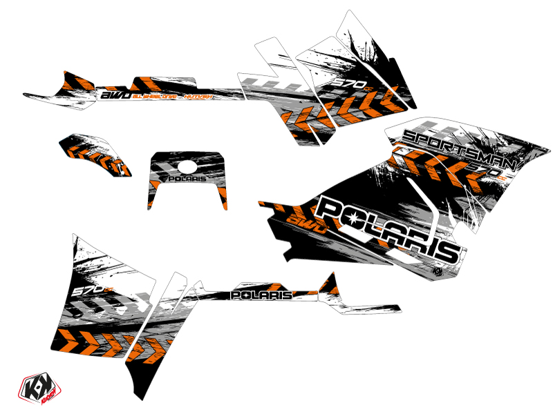 Kit Déco Quad Lifter Polaris 570 Sportsman Forest Orange (2021-2023) KUTVEK - vue 2