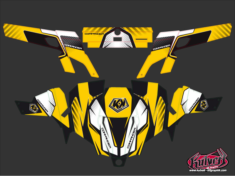 Kit Déco KUTVEK SSV Factory Can Am Commander (2012-2018) - vue 2