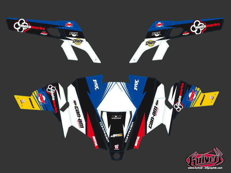 Kit Décoration SSV Replica Jérémie Warnia Can Am Commander (2012-2018) Kutvek - vue 2