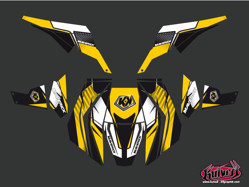 Kit Déco SSV Factory Can-Am Maverick 2013-2017 KUTVEK - vue 2