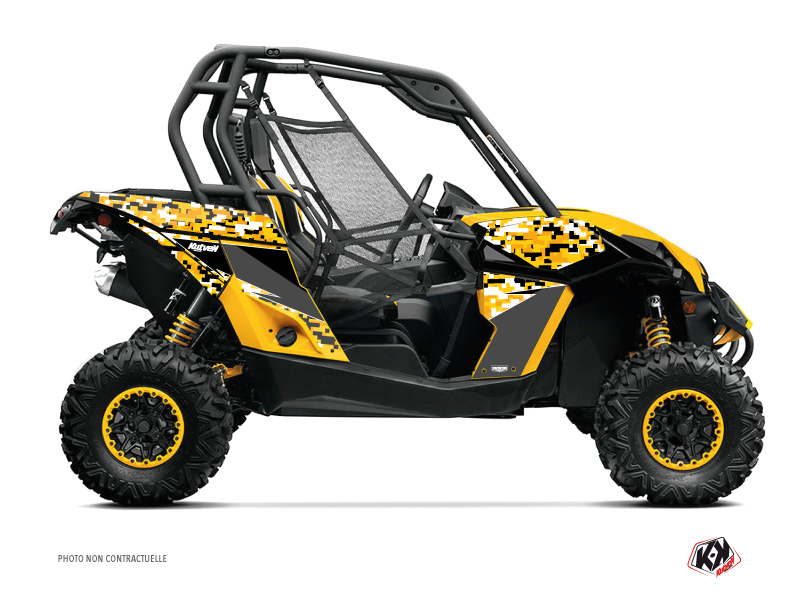 Kit décoration SSV Predator Can-Am Maverick noir jaune 2013-2017