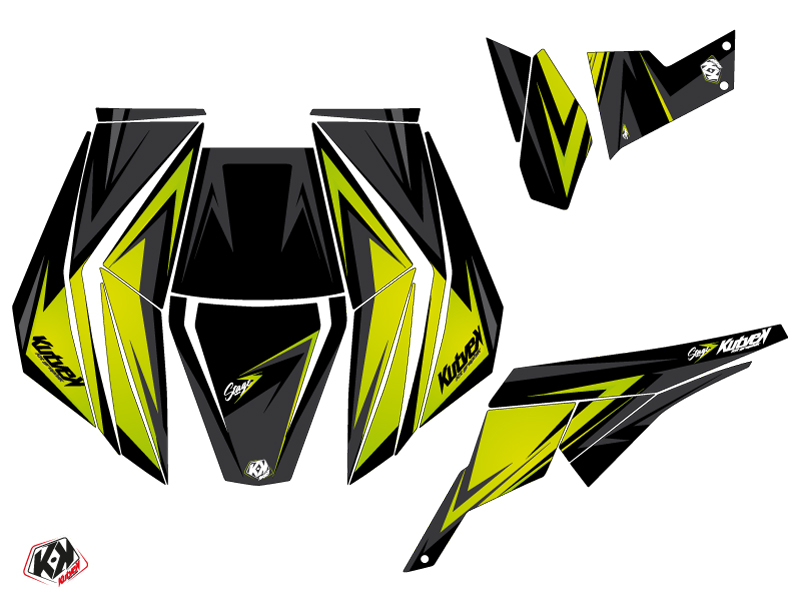 Kit Décoration SSV Stage Can-Am Maverick Vert (2013-2017) KUTVEK - vue 2