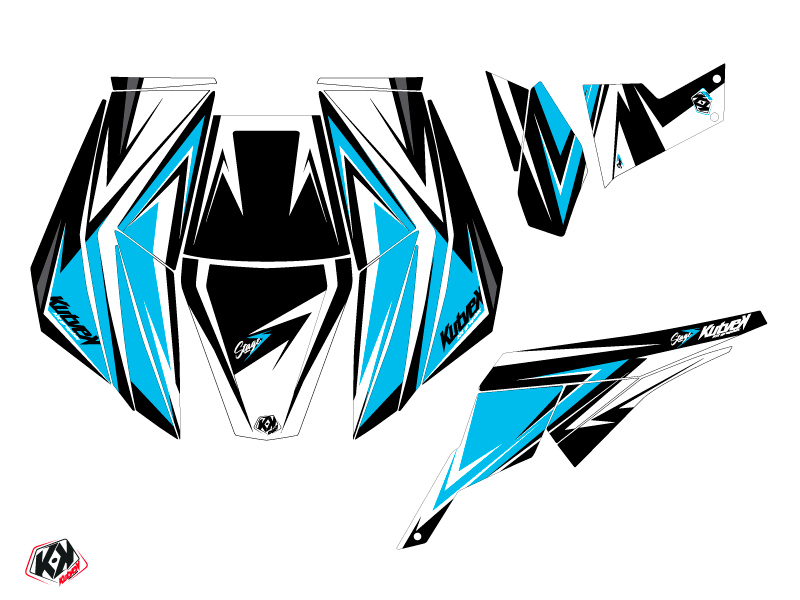 Kit décoration SSV Stage Can-Am Maverick bleu blanc (2013-2017) KUTVEK - vue 2