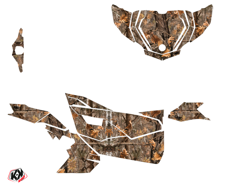 Kit de décoration SSV Camo Can-Am Maverick Trail avec portes colorées (2018-2023) KUTVEK - vue 2
