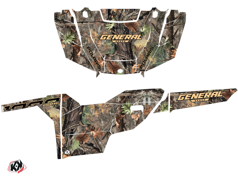Kit décoration SSV Camo Polaris General 1000 Colors 2016-2021 Kutvek - vue 2