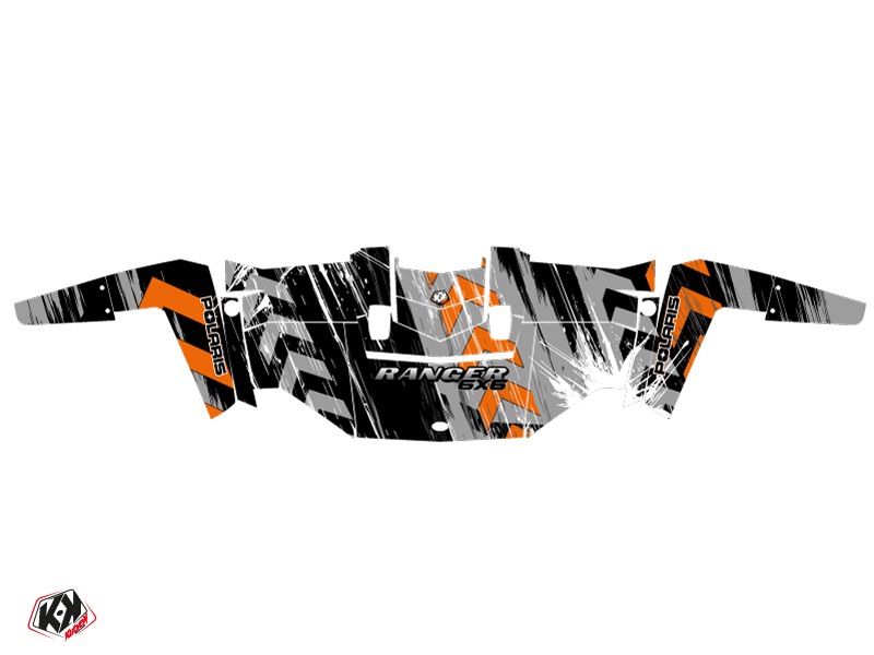 Kit Déco SSV Lifter Polaris Ranger 6x6 Orange (2014-2016) KUTVEK - vue 2