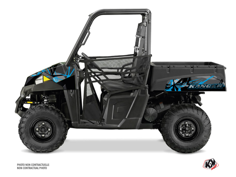Kit déco SSV Evil Polaris Ranger 570 gris bleu (2015-2021) KUTVEK