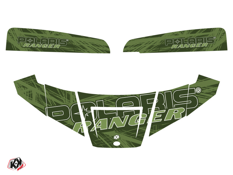 Kit Déco SSV Squad Polaris Ranger 570 Vert (2015-2021) KUTVEK - vue 2