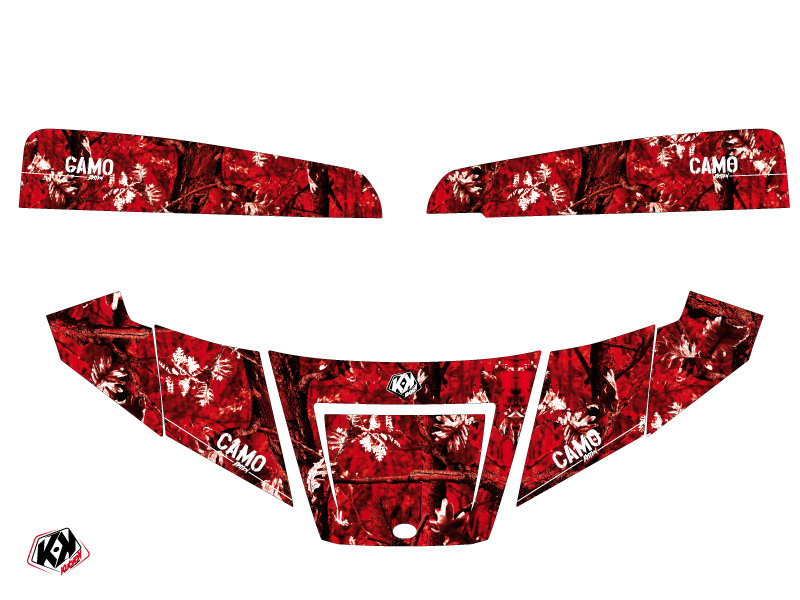 Kit Décoration SSV Camo Polaris Ranger 570 Rouge (2015-2021) KUTVEK - vue 2