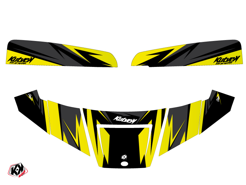 Kit de décoration SSV Stage Polaris Ranger 570 noir jaune 2015-2021 - vue 2